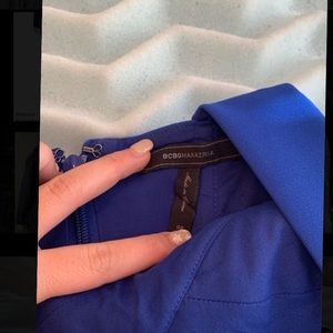BCBG blue cutout dress size 2